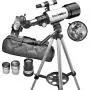 Starboosa Telescope Travel Scope for Kids Beginners 70mm Aperture 400mm AZ with Tripod Eyepiece Finder - Telescope with Carry Bag and Smartphone Adapter for Kids Beginner