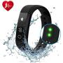 he lineee Fitness Tracker, Activity Tracker Watch with Heart Rate Monitor, Waterproof Smart Fitness Band with Step Counter, Calorie Counter, Child Female and Male Pedometer Watch