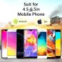 Mobile Game Controller Android Gamepad Phone Aim Controller Fight Joystick for iOS Joypad Phone Work with Phone Case (Phone Triggers and Star Game Handle, Clip)