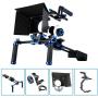 Morros Pro DSLR Rig Movie Kit Shoulder Mount Rig + Follow Focus + Matte Box + Adjust Platform+ C Shape Support Cage +Top Handle for All DSLR Cameras and Video Camcorders