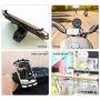 Vsweet Bike Phone Mount for Motorcycle-Universal Silicone Bicycle Phone Holder,Handlebar Cradle Adjustable for Cycling GPS/Music, Fits for 11 Pro Max/XR/XS Max/8/7/ 6/6s Plus, Galaxy S9/S9 Plus