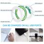 Selfie Ring Light, MercuryGo Rechargeable Portable Clip on 40 LED Circle Light with 3 Light Modes for iPhone/Android Smart Phone Photography, Camera Video Recording, Vlog
