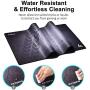 VicTsing [30% Larger Extended Gaming Mouse Pad with Stitched Edges, Long XXL Mousepad (31.5x15.7In), Desk Pad Keyboard Mat, Non-Slip Base, Water-Resistant, for Work & Gaming, Office & Home, Dark Grey