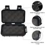 SolUptanisu Anti-Pressure Container Box Waterproof Plastic Box Shockproof Dry Storage Box with 2 U-Shape Buckle for Fishing Camping Hiking Diving Snorkelling Storage Container