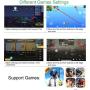 Mobile Game Controller Compatible with PUBG Mobile/Fortnitee Mobile/Call of Duty Mobile, Sensitive Shoot and Aim Trigger L1R1 Compatible with Android & iPhone (Blue Red)