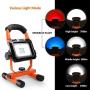 TACKLIFE Rechargeable Work Light,15W Camping Light With Lumen LED Bright,Car Charger with 4.9FT USB Output Cable,Waterproof IP65 for Outdoor Work and Fishing