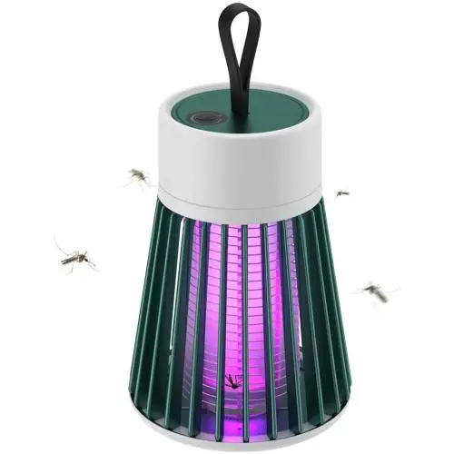 Electric Mosquito Killing Lamp Portable USB LED Light Mosquito Trap for Home Bedroom Outdoor Camping (Green) Electric Mosquito Killing Lamp Portable USB LED Light Mosquito Trap for Home Bedroom Outdoor Camping (Green)