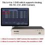 ZOSI 8CH Full 1080P High Definition Hybrid 4-in-1 HD TVI DVR Video Recorder CCTV Network Motion Detection for Surveillance Security Camera System Real Time Recording Mobile Phone Monitoring
