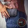ZIZO Bolt Series iPhone 11 Pro Case - Heavy-Duty Military-Grade Drop Protection w/Kickstand Included Belt Clip Holster Tempered Glass Lanyard - Gun Metal Gray