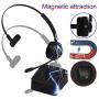Giveet Bluetooth Headset for Cell Phones, Office Headset with Noise Cancelling Microphone, Charging Dock, 17h Talking Time for Trucker, Telephone, Skype, Call Center, PC