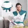 MaxKare Large Heating Pad for Back and Shoulder Pain, 24"x33" Heat Wrap with Fast-Heating and 5 Heat Settings for Sport Sorness and Cramps Relief, Auto Shut Off Available-Lake Green MaxKare Large Heating Pad for Back and Shoulder Pain, 24"x33" Heat Wrap with Fast-Heating and 5 Heat Settings for Sport Sorness and Cramps Relief, Auto Shut Off Available-Lake Green