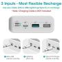 ROMOSS 26800mAh Power Bank Sense 8+, 18W PD USB C Portable Charger with 3 Outputs & 3 Inputs External Battery Pack Cell Phone Charger Battery Compatible with iPhone 11, Xs Max, iPad Pro and More
