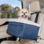PetSafe Happy Ride Deluxe Booster Seat for Dogs - Elevated Pet Bed for Cars, Trucks and SUVs - Multiple Colors and Sizes, Includes Tether