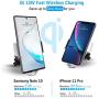 Wireless Car Charger Mount, Qi Fast Charging 15W/10W/7.5W Automatic Clamping Cell Phone Holder Air Vent Dashboard, Compatible with iPhone11, X/XR,8/8 Plus, 7/7 Plus, Samsung Galaxy S20, S9,Note10