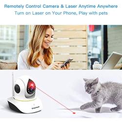 Pet Camera, VSTARCAM Dog Camera with Laser Wireless Cat Camera 1080P Baby Monitor Camera with 2 Way Audio, Night Vision Sound Motion Alerts, APP Remote Control Home Security Camera for Pet & Baby