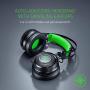 Razer Nari Ultimate for-Xbox One Wireless 7.1 Surround Sound Gaming Headset: Hypersense Haptic Feedback - Auto-Adjust Headband - Green Lighting - Retractable Mic - For-Xbox One - Classic Black/Green