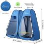 WolfWise 6.6FT Portable Pop Up Shower Privacy Tent Spacious Dressing Changing Room for Toilet Camping Biking Beach