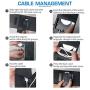 WAITIEE Updated Version,Wireless Charger 5 in 1,Qi Wireless Charging Station for Apple Watch Series 5/4/3/2/1& AirPods3/2/1 & Pencil & iPhone 11/11 Pro Max/XR/XS Max/Xs/X/8/8P(Black)