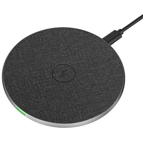 Wireless Charger, RATEL Qi-Certified 7.5W Wireless Charging Compatible with iPhone 11/11Pro/11Pro Max/Xs MAX/XR/XS/X/8Plus/8, 10W for Galaxy S10/S10 Plus/S10E/S9, 5W for All Qi Phones(No AC Adapter) Wireless Charger, RATEL Qi-Certified 7.5W Wireless Charging Compatible with iPhone 11/11Pro/11Pro Max/Xs MAX/XR/XS/X/8Plus/8, 10W for Galaxy S10/S10 Plus/S10E/S9, 5W for All Qi Phones(No AC Adapter)