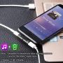 [2 Packs] Headphone Adapter for iPhone X Splitter AUX Audio Jack Charge Car Charger Dual Dongle Headphone Jack Adapter for iPhone X/XS/8/8Plus/7/7Plus All iOS(black) [Audio+Charge+Call+Volume Control]