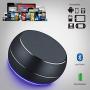 NUBWO Portable Bluetooth Speaker with Enhanced Bass and Stereo Sound, 8H Playtime, Bulti in Mic, Mini Wireless Speaker Portable for Phone, iPad, Mac, Tablet, Echo(Black)