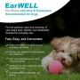 VetWELL Dog Ear Wipes - Otic Cleaning Wipes for Infections and Controlling Yeast, Mites and Odor in Pets - EarWELL 100 Count