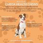 Ready Pet Go! Omega 3 for Dogs | Fish Oil for Dog Shedding, Skin Allergy, Itch Relief, Mange and Hot Spots Treatment - EPA & DHA - Natural Joint Supplement for Dogs, Heart and Brain Health - 90 Chews