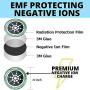EMF Protection Sticker 6 Pack Gold/Silver | Block Cellphone Radiation | Laptops, Computers, WiFi… (Silver)
