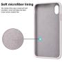 iPhone Xs Max Case, Anuck Soft Silicone Gel Rubber Bumper Case Anti-Scratch Microfiber Lining Hard Shell Shockproof Full-Body Protective Case Cover for Apple iPhone Xs Max 6.5" 2018 - Lavender Gray