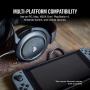 CORSAIR HS50 - Stereo Gaming Headset - Discord Certified Headphones - Works with PC, Mac, Xbox One, PS4, Nintendo Switch, iOS and Android – Carbon