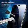 TORRAS Black Diamond iPhone 11 Pro Screen Protector Privacy iPhone X Screen Protector iPhone Xs Screen Protector [Privacy Protection] [Military Grade Shatterproof] Anti-Scratch Tempered Glass 5.8"