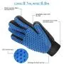 xjzx [Upgrade Version 2PCS Pet Grooming Glove - Gentle Deshedding Brush Glove - Efficient Pet Hair Remover Mitt - Massage Tool with Enhanced Five Finger Design - Perfect for Dogs & Cats, Blue xjzx [Upgrade Version 2PCS Pet Grooming Glove - Gentle Deshedding Brush Glove - Efficient Pet Hair Remover Mitt - Massage Tool with Enhanced Five Finger Design - Perfect for Dogs & Cats, Blue