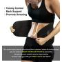 Hourglass Waist Trainer Slimming Belly Belt Neoprene Sauna Sweat Band Girdle for Women Weight Loss Back Support