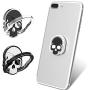 Cell Phone Finger Ring Holder, IHUIXINHE 360° Adjustable Ring Grip Kickstand for iPhone X 8 7P 6 6s Plus, Samsung Galaxy, Huawei, Sony, LG, Fit for Magnetic Car Mount (Skull 2PCS)