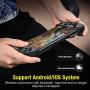 Wireless Mobile Game Controller for PUBG, Phone Game Remote Gamepad for iPhone/iOS&Andriod, Phone Controller with Bluetooth