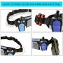 TOMSHOO Hydration Running Belt with 2 BPA-Free Water Bottles Touchscreen Zipper Pockets and Adjustable Straps Fit All Smartphones Holder Waist Belt for Outdoor Sport Marathon Running Cycling Jogging