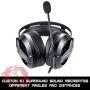 Game Lab Spartan (2019 Edition) Red LED Over-Ear Surround Sound Gaming Headset Noise Cancelling Microphone for PC, Xbox One, PS4, Nintendo Switch, Mac, Desktop, Laptop, Computer, VR, Android, iOS