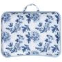 LapGear Designer Lap Desk with Phone Holder and Device Ledge - Blue Blossoms - Fits up to 15.6 Inch Laptops - Style No. 45433