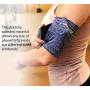 Phone Armband Sleeve: Best Running Sports Blue Arm Band Strap Holder Pouch Case for Exercise Workout Fits iPhone 5S SE 6 6S 7 8 Plus iPod Android Samsung Galaxy S5 S6 S7 S8 Note 5 Edge LG HTC (Small)