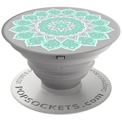 PopSockets: Collapsible Grip & Stand for Phones and Tablets - Peace Mandala Tiffany & Mount