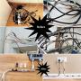 Funycell Cable Clips, 20 Pcs Self Adhesive Wire Holder for Organizing Cable Cords Home and Office, Black