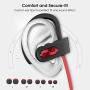 Mpow Flame S Bluetooth Headphones Sports, aptX-HD Bass+ Loud Sound, Bluetooth 5.0 Sport Headphones Running Earbuds W/12H Playtime, IPX7 Waterproof, cVc8.0 Noise Cancelling Mic W/Carrying Case, Red