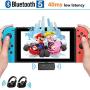 TOKSEL Bluetooth Adapter for Nintendo Switch/Switch Lite PS4 PC, Dual Stream USB C Audio Transmitter Adapter with Low Latency, in-Game Voice Chat Compatible with AirPods PS4 Bose Sony