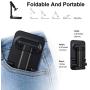 YML Adjustable Cell Phone Stand, Foldable Tablet Stand Portable Phone Holder for Desk Compatible with iPhone 11 Pro XS Max XR X Samsung Galaxy S10 S9&Tablets,Dark Blue …