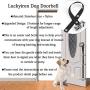 Luckyiren Upgraded Puppy Bells Dog Doorbells for Door Knob/Potty Training/Go Outside-Dog Bells for Puppies Dogs Doggy Doggie Pooch Pet Cat for Dog Lovers-Premium Quality