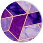 Purple Violet Chic Geometric Design PopSockets Grip and Stand for Phones and Tablets