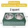 American Pet Supplies Modern Farmhouse Feeder for Puppies and Dogs