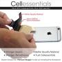Cellessentials Card Holder for Back of Phone - Silicone Stick on Cell Phone Wallet with Pocket for Credit Card, ID, Business Card - iPhone, Android and Most Smartphones - 3 Pack(White)