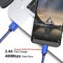 USB C Cable, UNISAME 3 Pack 10Ft Heavy Duty Bold Braided USB Type C USB Fast Charging Cable for Galaxy S20 Ultra S20+ S10 S10+ S10e S9 S8 Note 10 9 8 LG G7 G6 V40 V35 Oneplus 6T 7