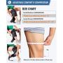 ActiveWrap Knee Ice Pack Wrap for Knee Pain ACL Injuries with Reusable Hot Cold Packs - Small/Medium